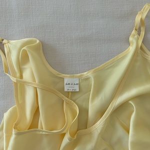 Silk & Salt Yellow Dress